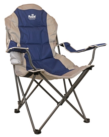 Royal Adjustable Folding Camping Chair Blue