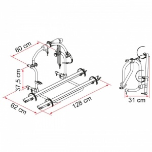 Fiamma Carry-Bike Trigano - CI - Roller Team Motorhome Cycle Rack