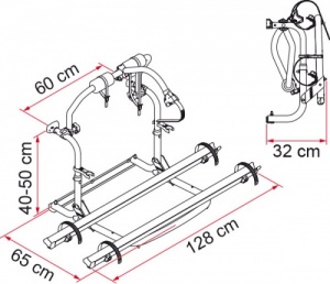 Fiamma Carry-Bike CL Motorhome Cycle Rack