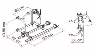 Fiamma Carry-Bike Pro C Motorhome Cycle Rack