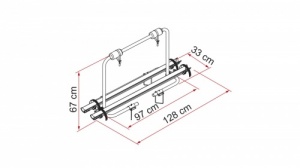 Fiamma Carry-Bike Caravan XL A Cycle Rack