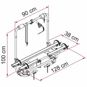 Fiamma Carry-Bike Caravan XL A Pro 200 Cycle Rack