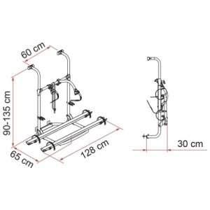 Fiamma Carry-Bike Pro Hymer Dethleffs Motorhome Cycle Rack