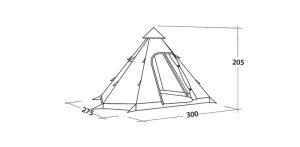 Easy Camp Bolide 400 Tipi Tent