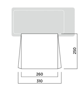 Easy Camp Voss Campervan Awning Canopy