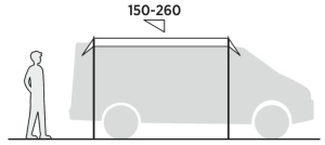 Easy Camp Voss Campervan Awning Canopy