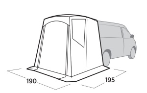 Easy Camp Krossbu Tailgate Campervan Awning