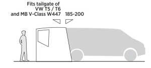 Easy Camp Krossbu Tailgate Campervan Awning