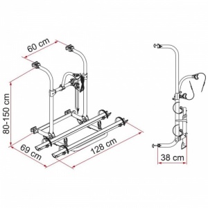 Fiamma Carry-Bike Pro Motorhome Cycle Rack