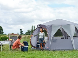 Coleman Cortes Octagon 8 Grey Tent