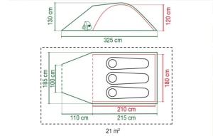 Coleman Darwin 3 Plus Camping Tent