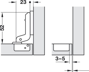 Concealed Cup Hinge 92 (Pair)