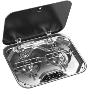 Dometic Smev 8022 - 2 Burner Hob with Glass Lid