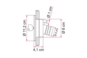 Fiamma Water Filler Cap White