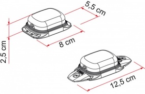 Fiamma LED Warning Solar Lights