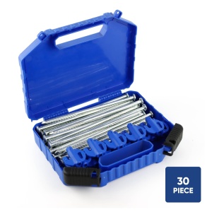 Leisurewize 30 Piece Heavy Duty Hard Ground Peg Set