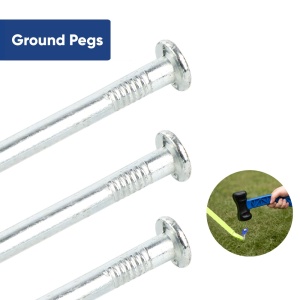 Leisurewize 30 Piece Heavy Duty Hard Ground Peg Set