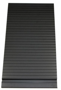 Tambour Roller Door 500 x 650mm Black