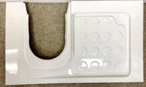 Shower Tray C220 LH (To Suit Thetford C223CS & C224CW Toilet)