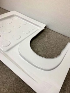 Shower Tray C220 RH (To Suit Thetford C223CS & C224CW Toilet)