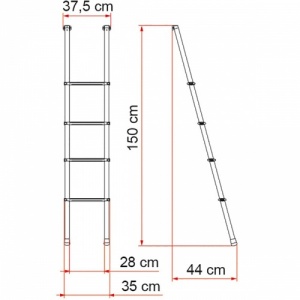 Fiamma Deluxe 4B Bunk Ladder