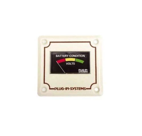 Plug-in-systems Battery Condition Meter Voltmeter - Beige