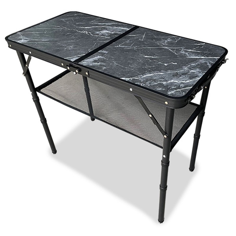 Quest Speedfit Cleeve Folding Camping Table (Onyx Edition)