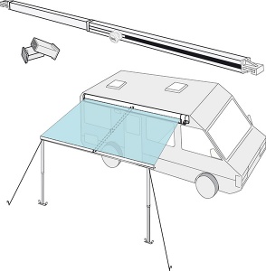 Fiamma Rafter For F45 F80 F65 Awnings