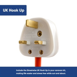 Streetwize Mains UK Converter Lead