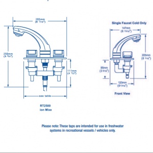 Whale Elegance RT2500 Shower Mixer Tap